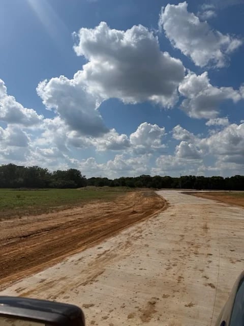 Concrete road construction project in Gainesville TX