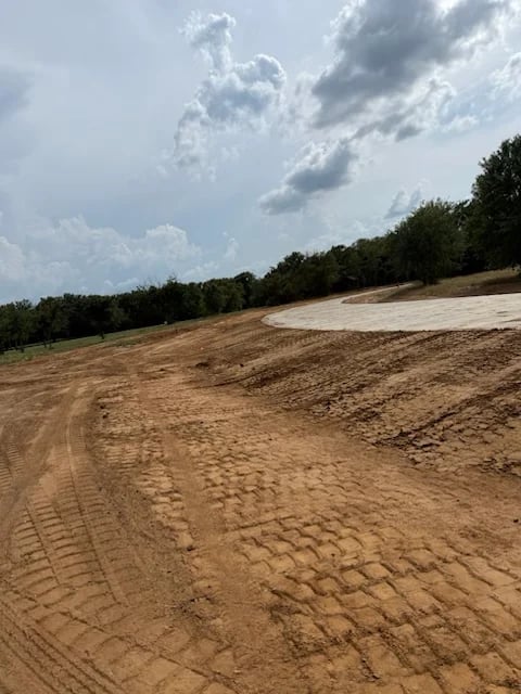 Backfill and grading work completed in Gainesville Texas